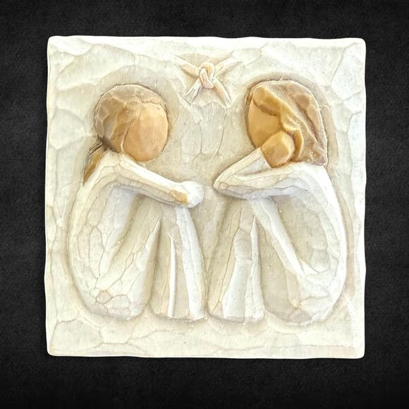 VTG 2003 Willow Tree Friendship Keepsake Box Susan Lordi Handpainted Trinket - Picture 2 of 5